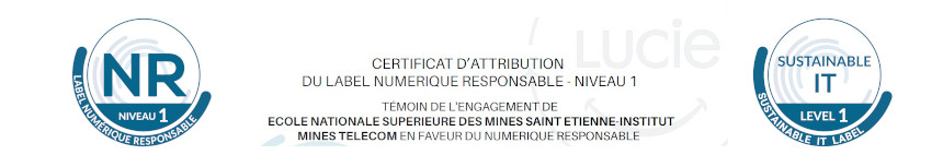 Mines Saint-Étienne obtient la labellisation Numérique Responsable (Niveau 1)